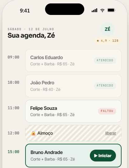 Agenda do profissional